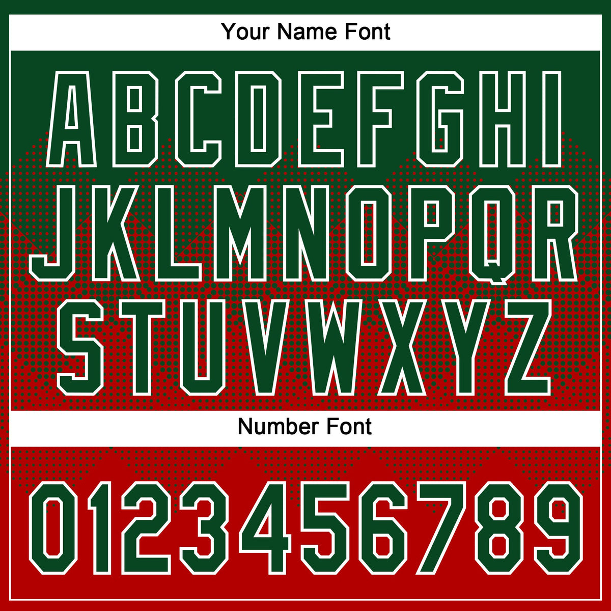 Custom Green Red-White 3D Gradient Square Shape Two-Button Unisex Softball Jersey Limited