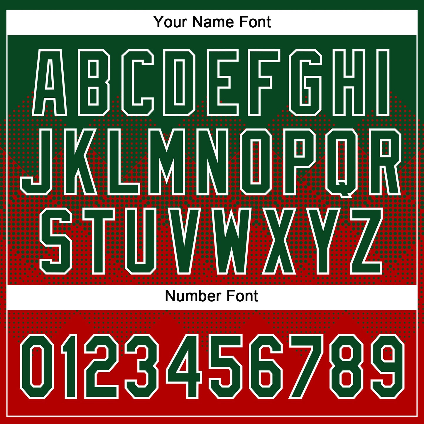 Custom Green Red-White 3D Gradient Square Shape Two-Button Unisex Softball Jersey Limited