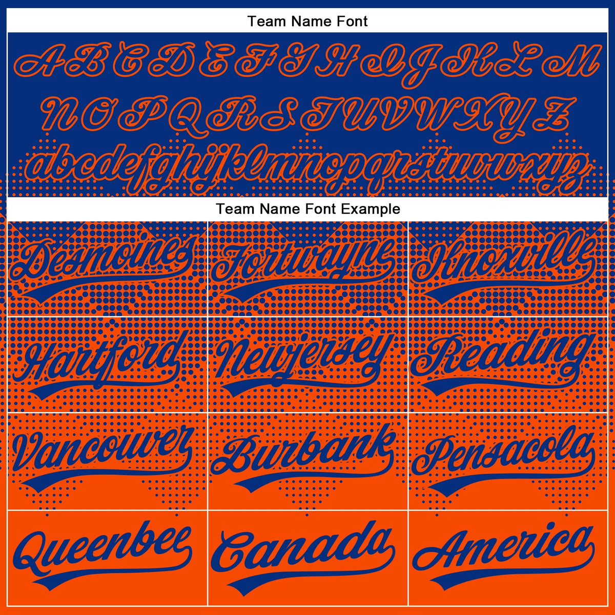 Custom Royal Orange 3D Gradient Square Shape Two-Button Unisex Softball Jersey Limited