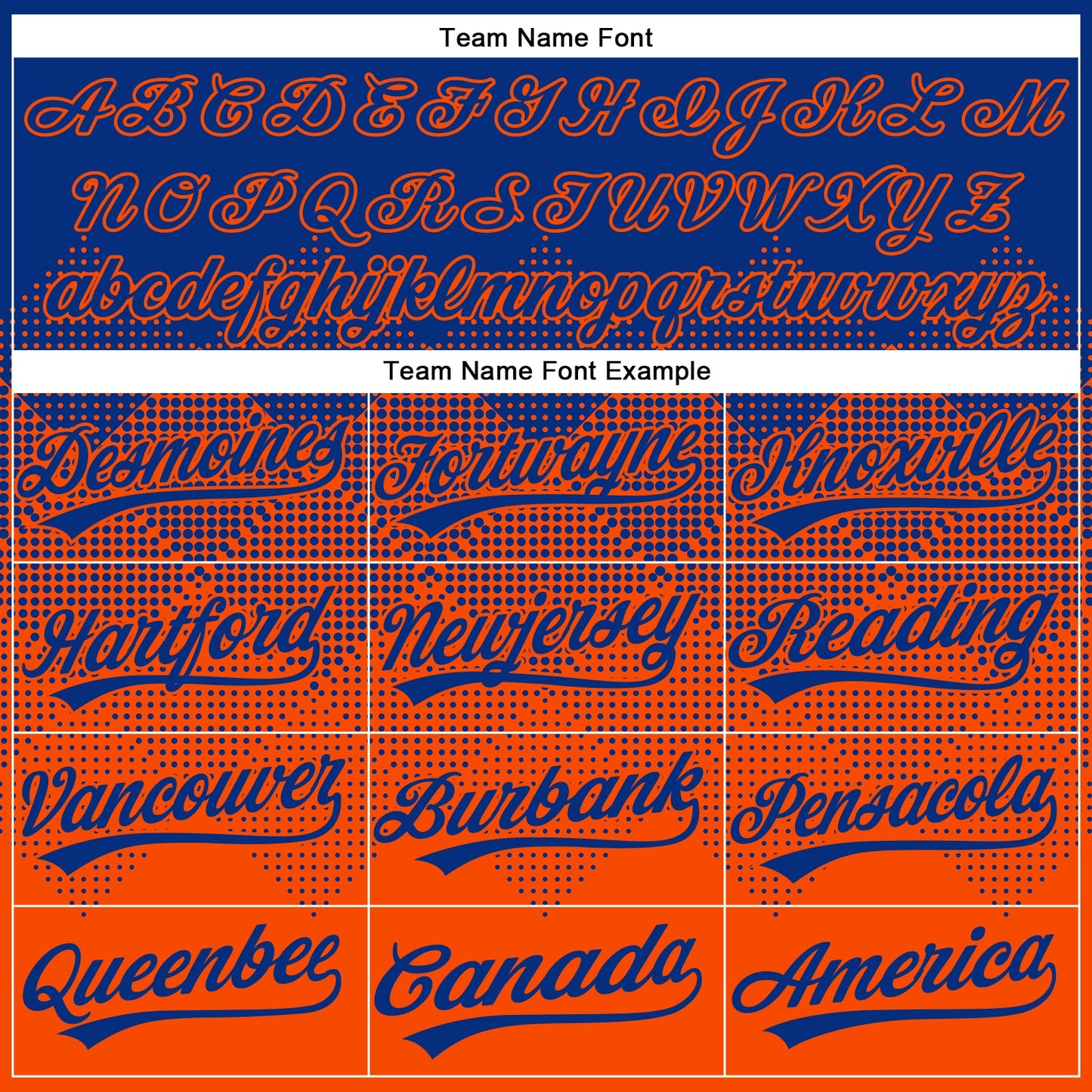 Custom Royal Orange 3D Gradient Square Shape Two-Button Unisex Softball Jersey Limited