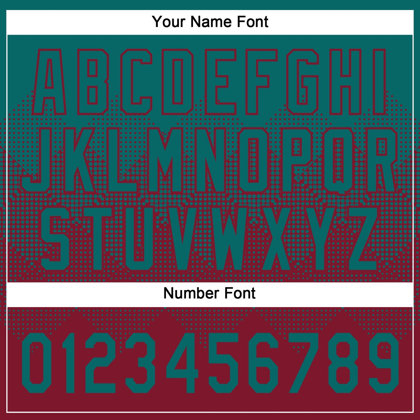 Custom Teal Crimson 3D Gradient Square Shape Two-Button Unisex Softball Jersey Limited