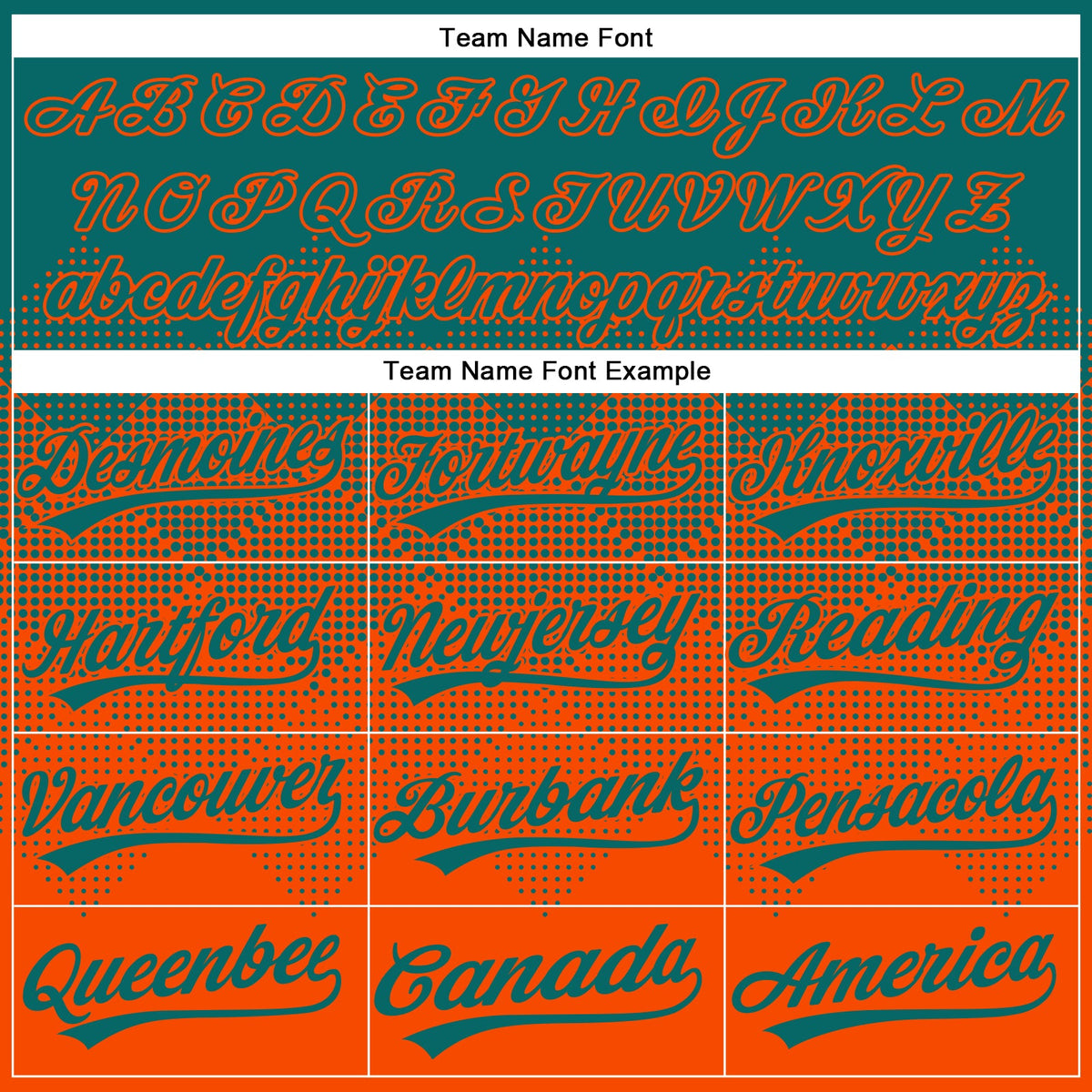 Custom Teal Orange 3D Gradient Square Shape Two-Button Unisex Softball Jersey Limited