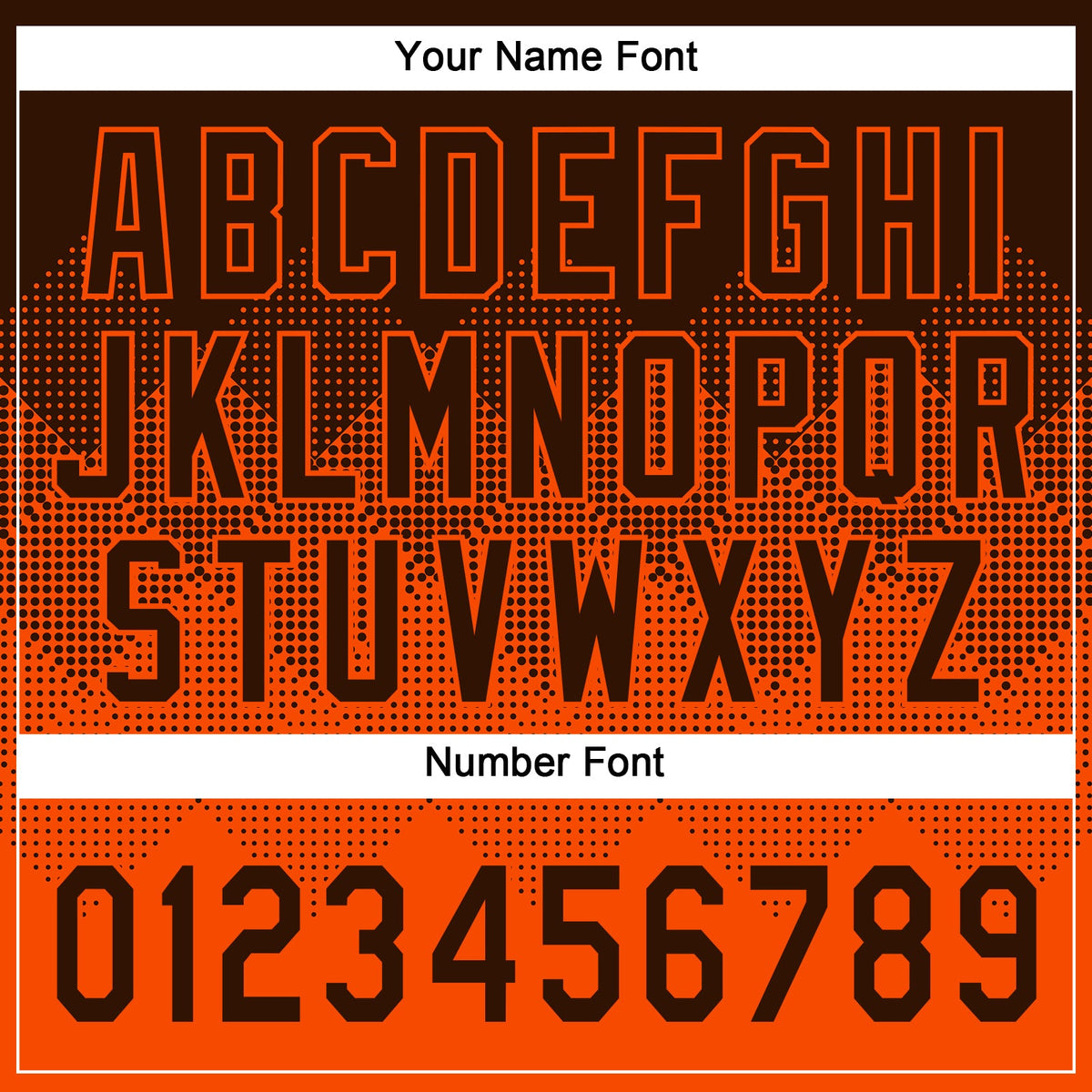 Custom Brown Orange 3D Gradient Square Shape Two-Button Unisex Softball Jersey Limited