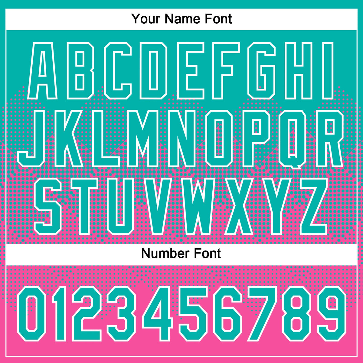 Custom Aqua Pink-White 3D Gradient Square Shape Two-Button Unisex Softball Jersey Limited