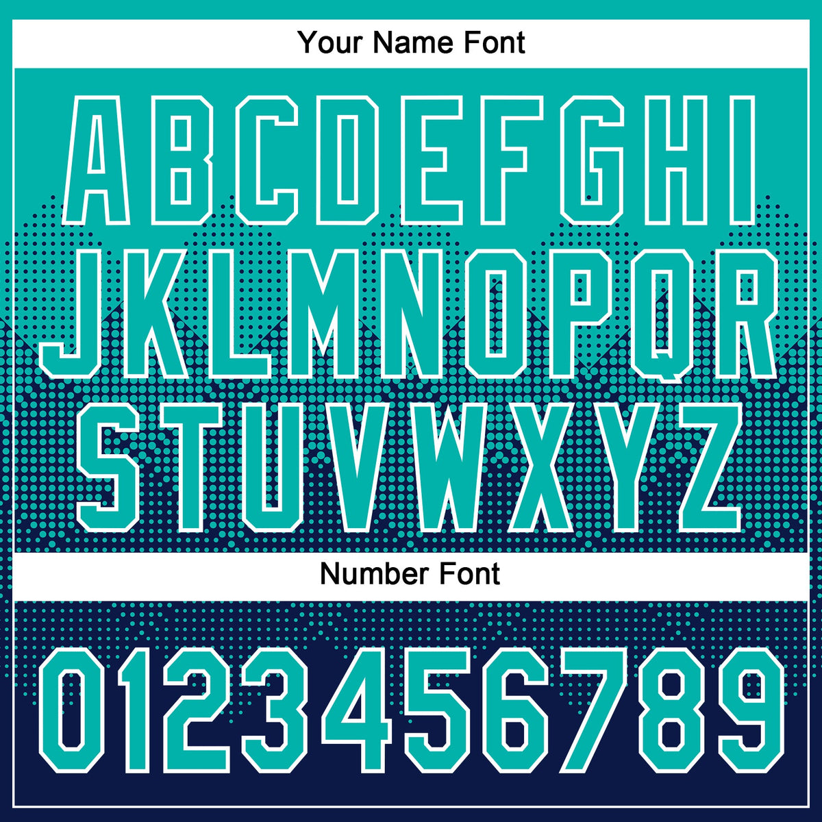 Custom Aqua Navy-White 3D Gradient Square Shape Two-Button Unisex Softball Jersey Limited