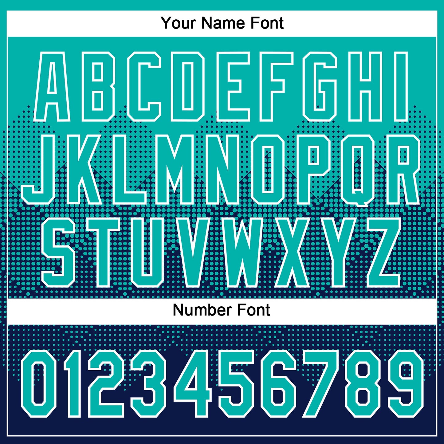 Custom Aqua Navy-White 3D Gradient Square Shape Two-Button Unisex Softball Jersey Limited