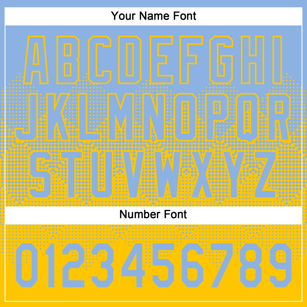 Custom Light Blue Yellow 3D Gradient Square Shape Two-Button Unisex Softball Jersey Limited