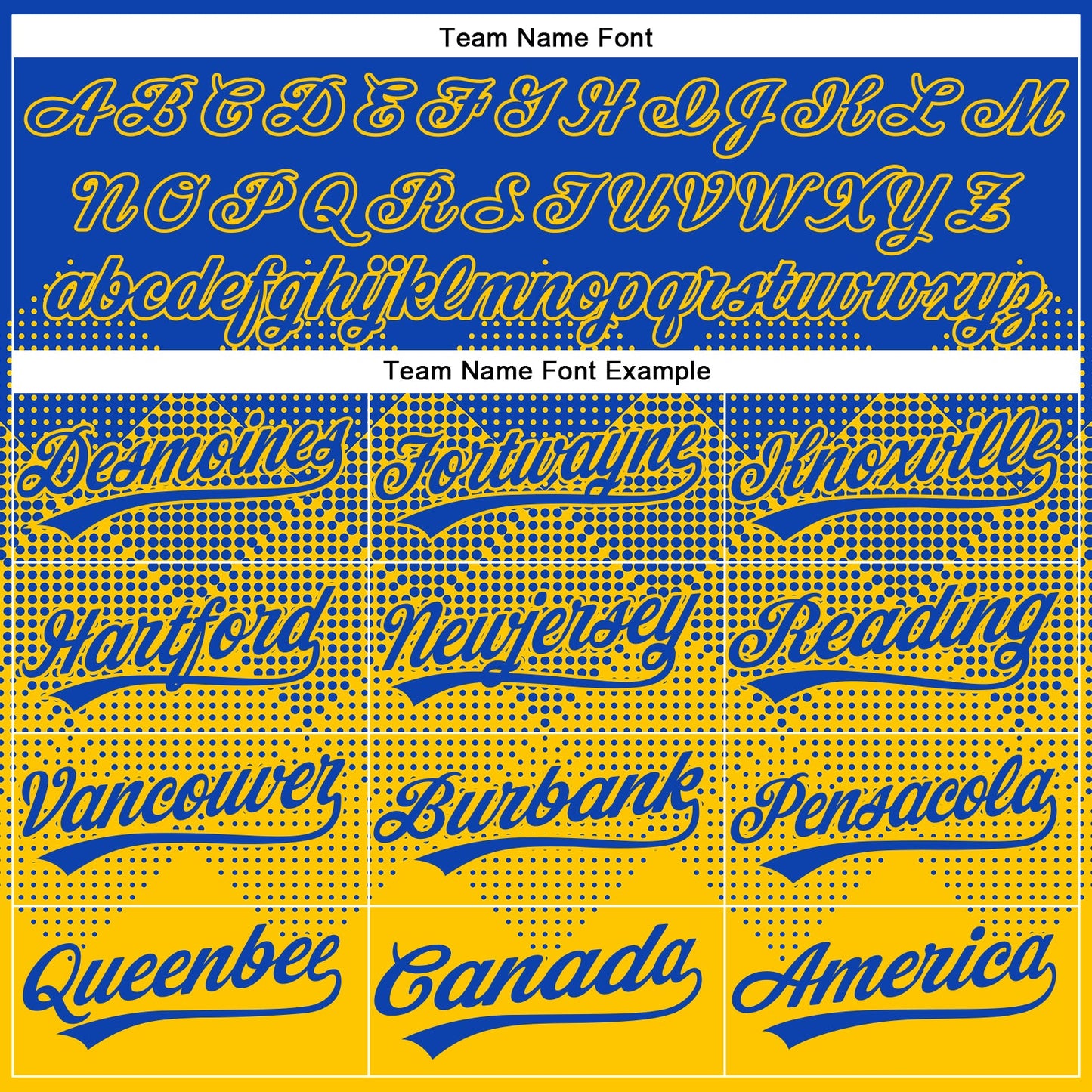 Custom Thunder Blue Yellow 3D Gradient Square Shape Two-Button Unisex Softball Jersey Limited