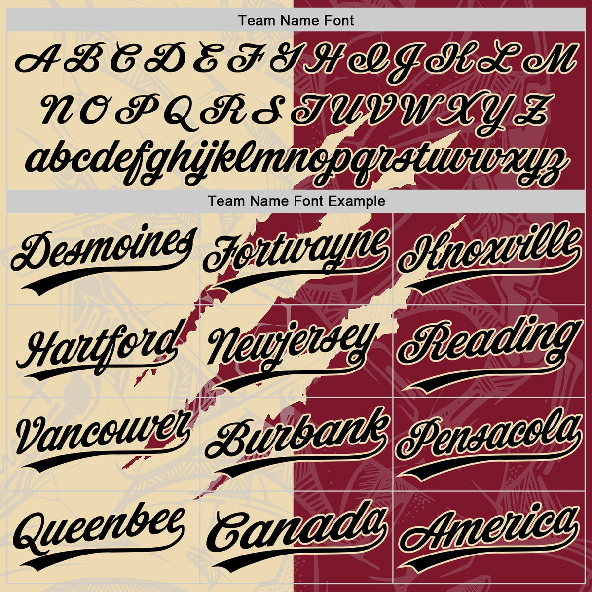 Custom Graffiti Pattern Black Crimson-Cream 3D Scratch Two-Button Unisex Softball Jersey Limited