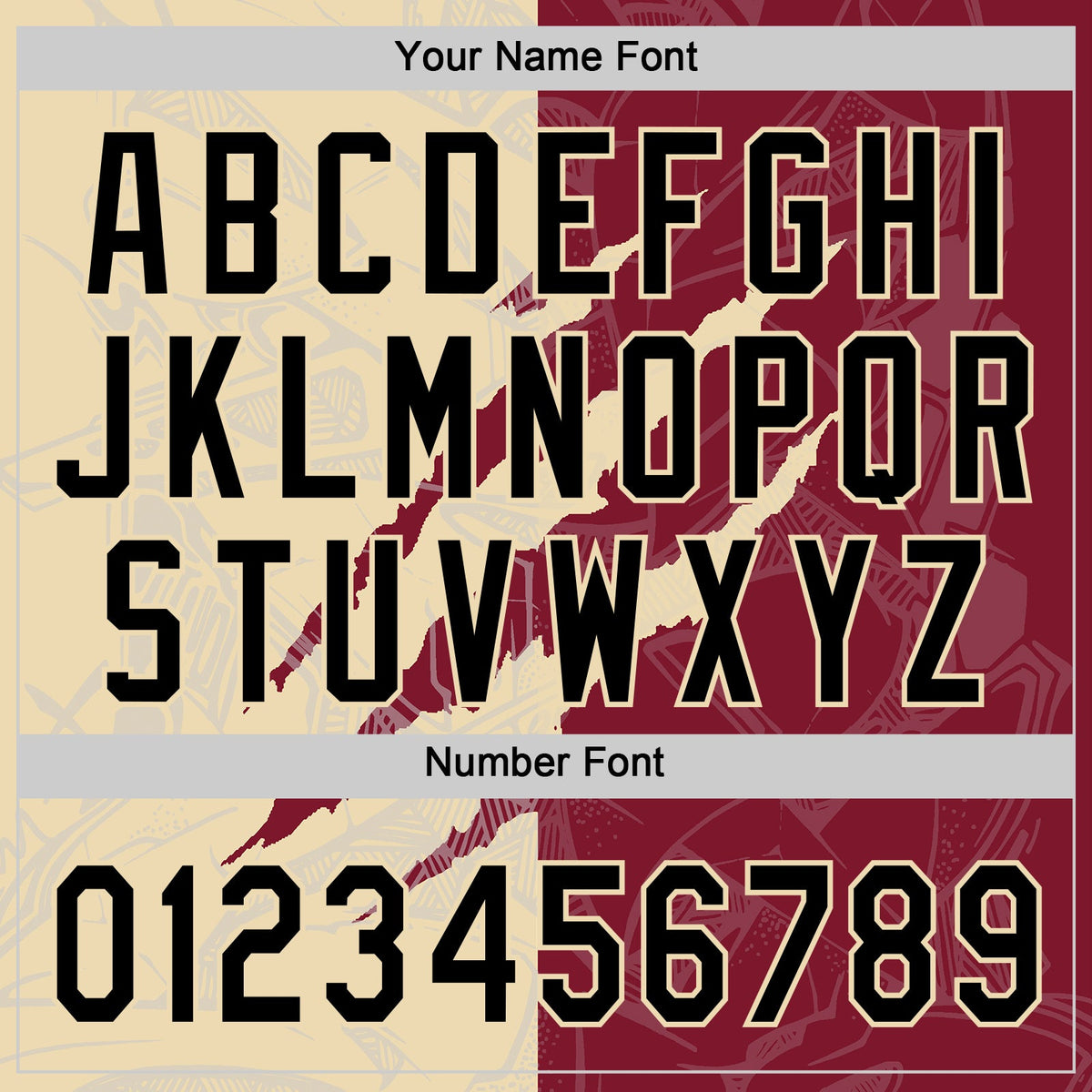 Custom Graffiti Pattern Black Crimson-Cream 3D Scratch Two-Button Unisex Softball Jersey Limited