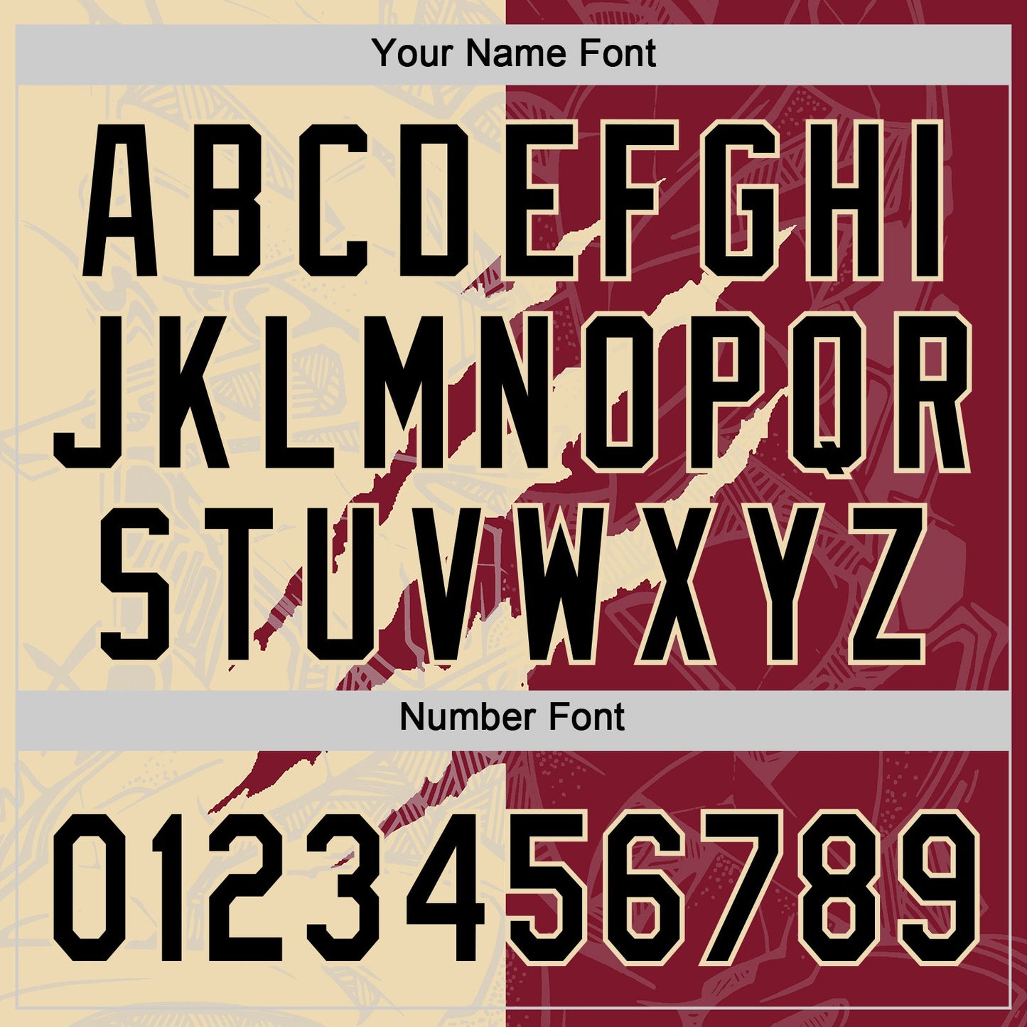 Custom Graffiti Pattern Black Crimson-Cream 3D Scratch Two-Button Unisex Softball Jersey Limited