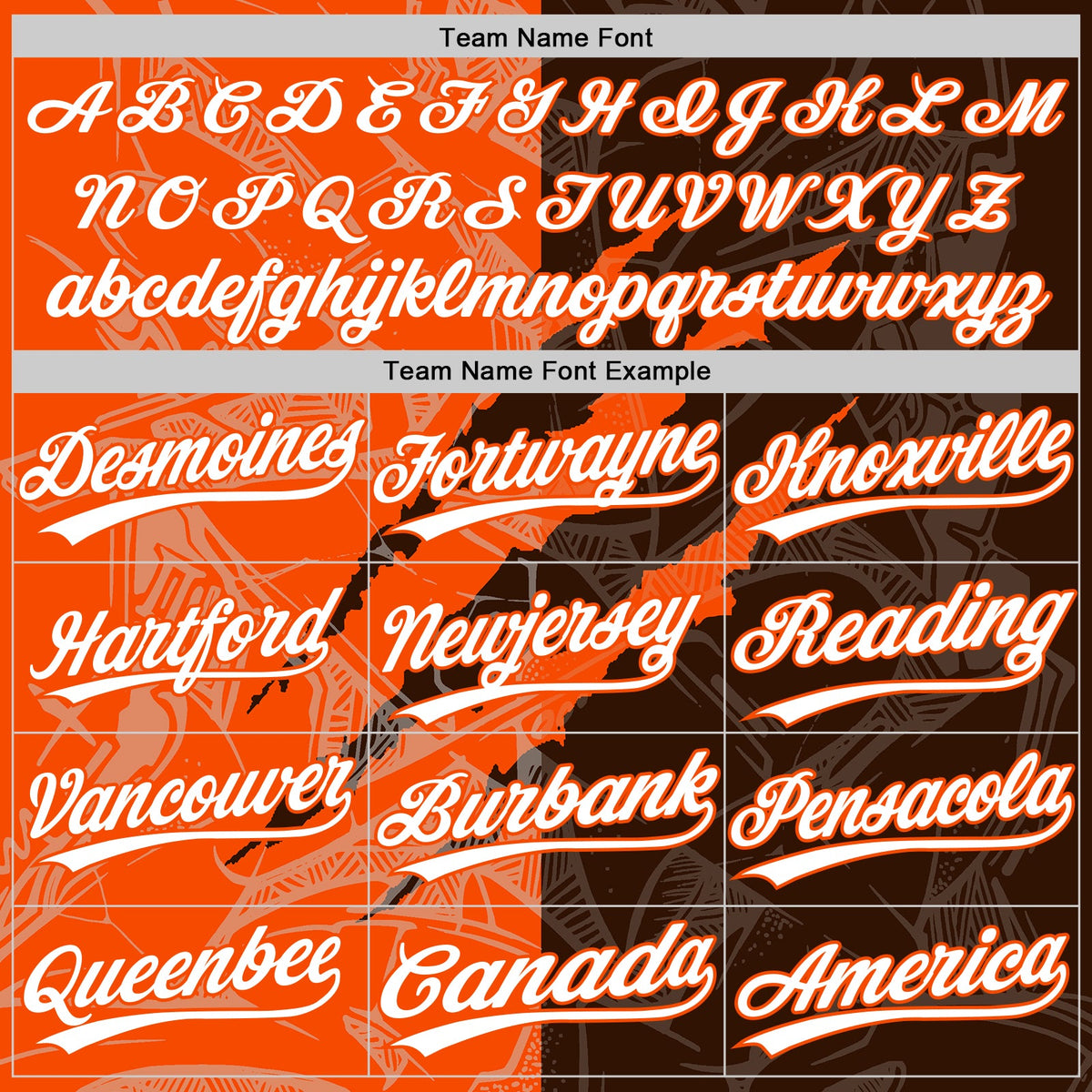 Custom Graffiti Pattern White Brown-Orange 3D Scratch Two-Button Unisex Softball Jersey Limited