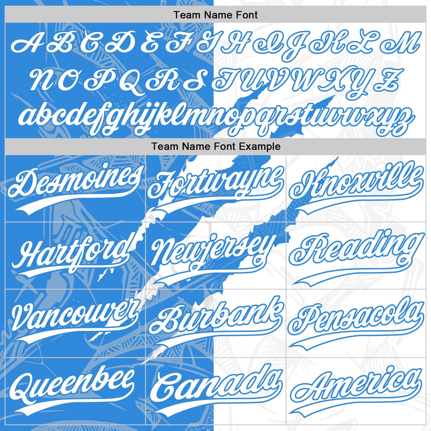 Custom Graffiti Pattern White-Electric Blue 3D Scratch Two-Button Unisex Softball Jersey Limited