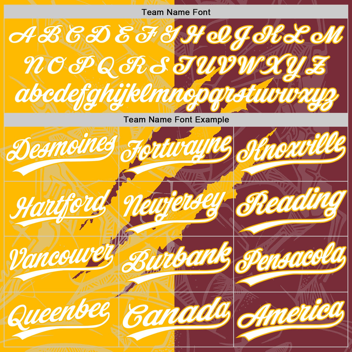 Custom Graffiti Pattern White Burgundy-Gold 3D Scratch Two-Button Unisex Softball Jersey Limited