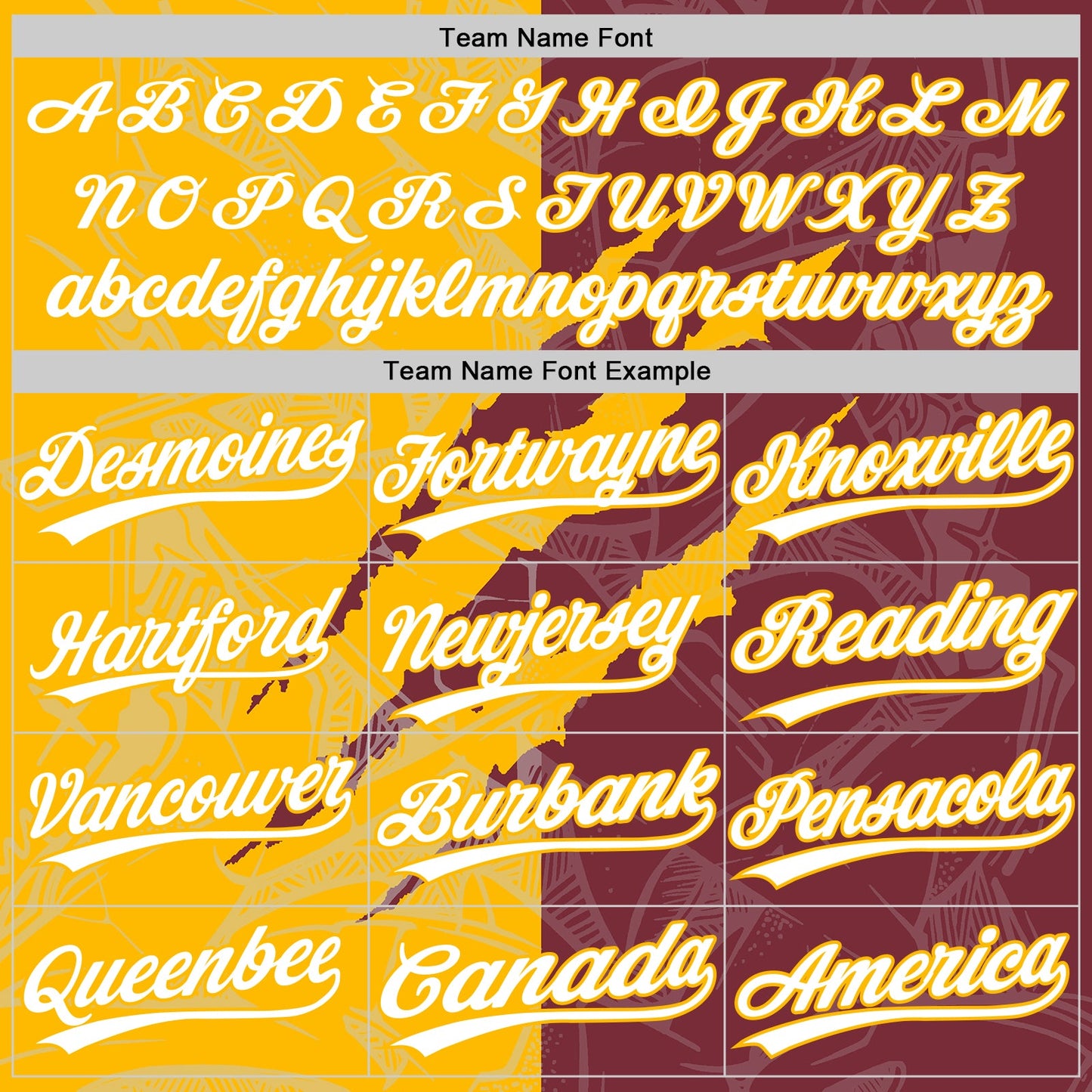 Custom Graffiti Pattern White Burgundy-Gold 3D Scratch Two-Button Unisex Softball Jersey Limited