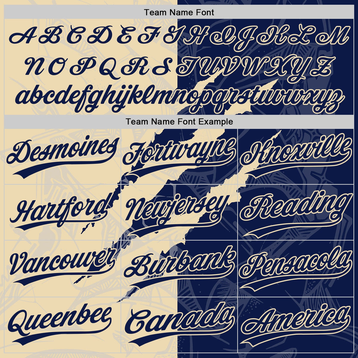 Custom Graffiti Pattern Navy-Cream 3D Scratch Two-Button Unisex Softball Jersey Limited