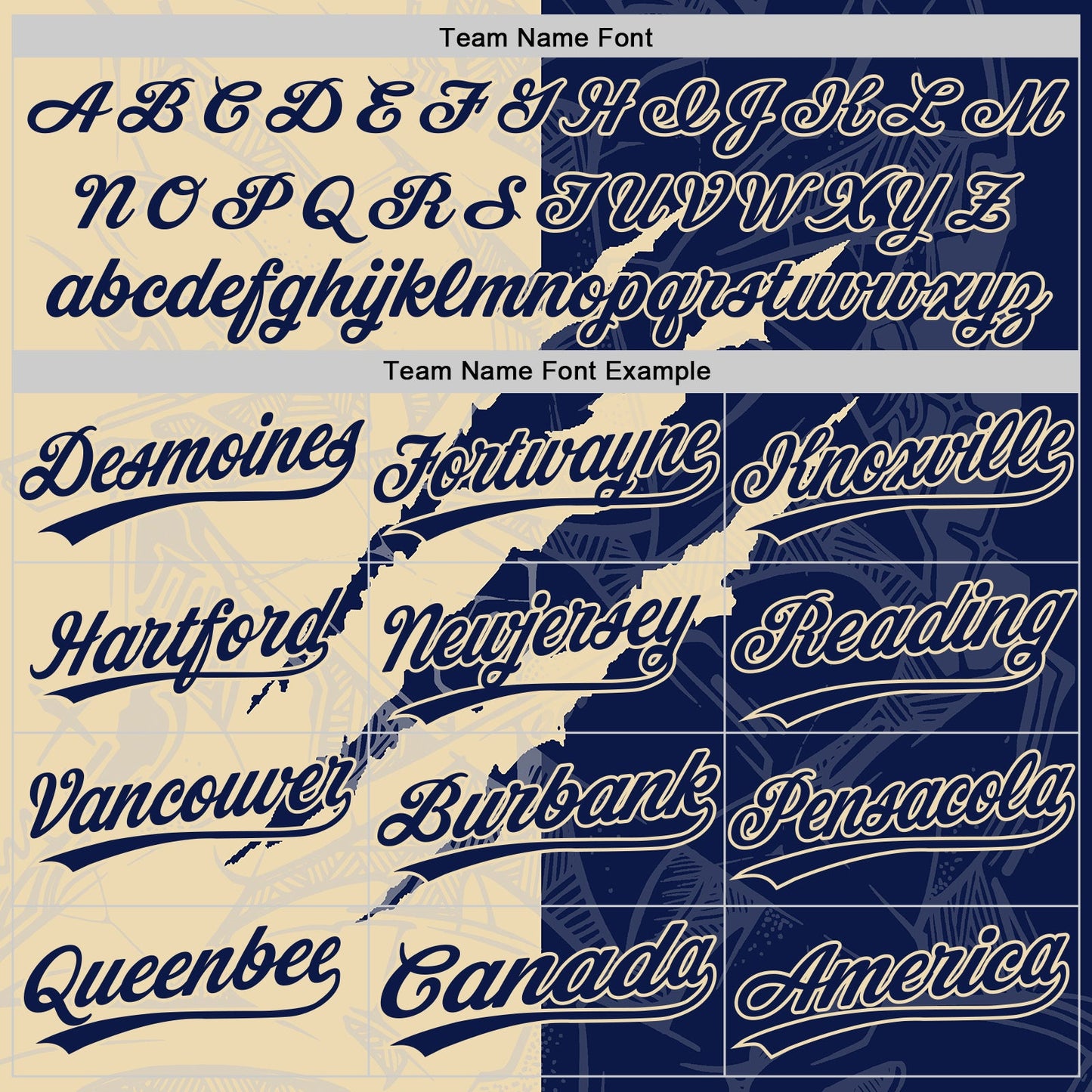 Custom Graffiti Pattern Navy-Cream 3D Scratch Two-Button Unisex Softball Jersey Limited