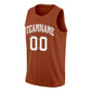 Custom Brown White Stripe Fashion Tops Fashion Sportwear Basketball Jersey Limited