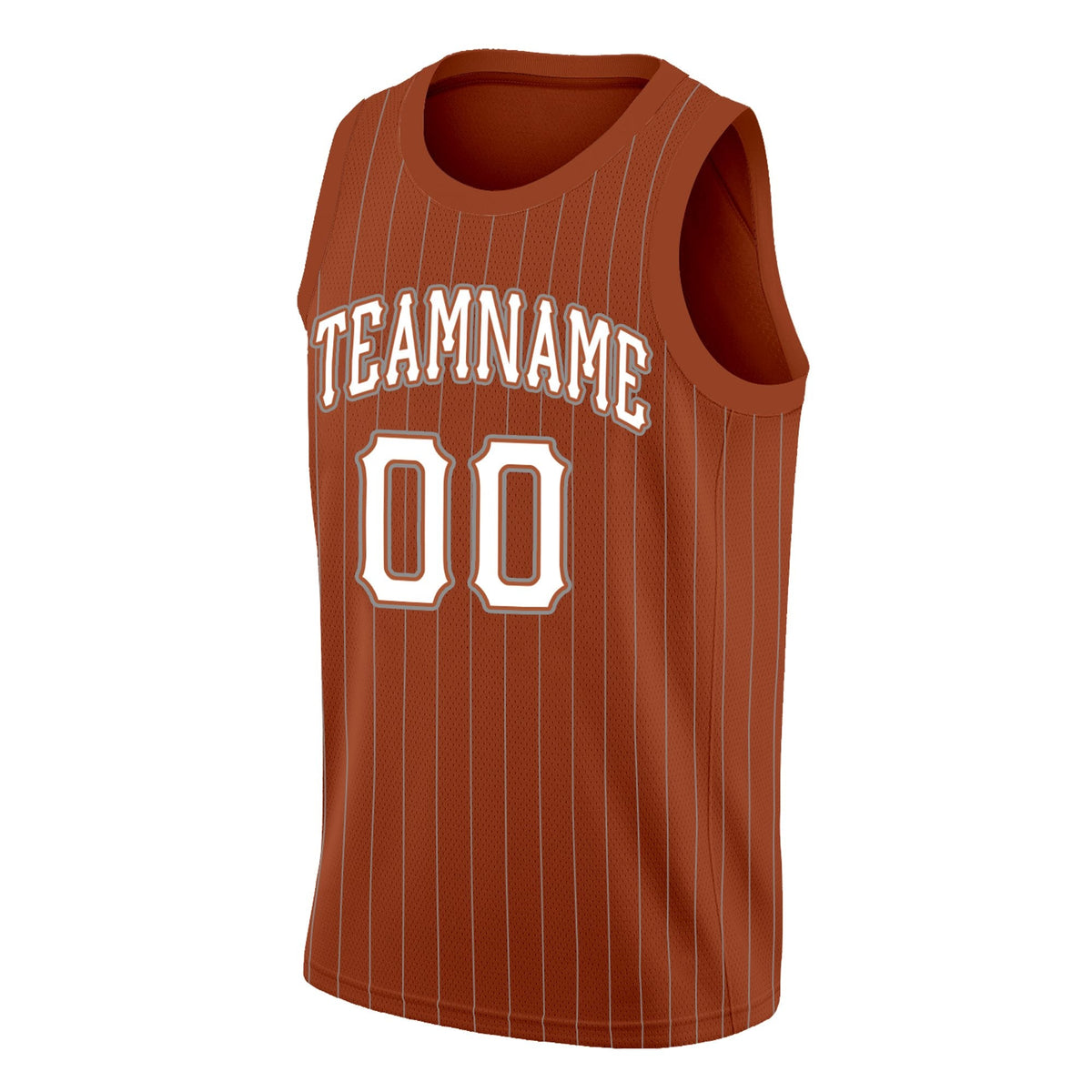 Custom Brown White Stripe Fashion Tops Fashion Sportwear Basketball Jersey Limited
