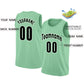 Custom Green Black-White Stripe Fashion Tops Men Casual Basketball Jersey Limited