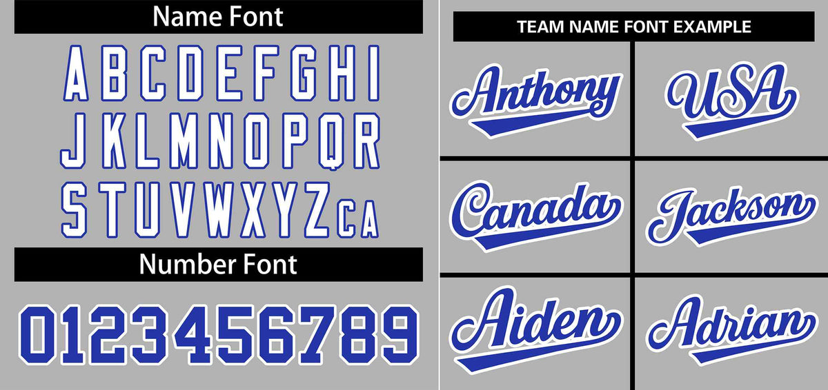 Custom Gray Royal-White Stripe Fashion Raglan Sleeves Authentic Baseball Jersey Limited