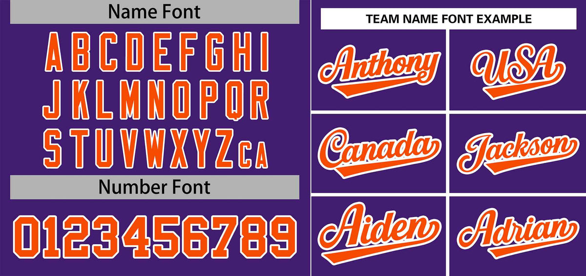 Custom Purple Orange-White Stripe Fashion Raglan Sleeves Authentic Baseball Jersey Limited