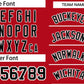 Custom Red Black-White Classic Style Personalized Authentic Pullover Baseball Jersey Limited
