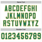 Custom White Kelly Green-Gold Mesh Authentic Football Jersey Limited