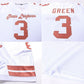 Custom White Texas Orange Mesh Authentic Football Jersey Limited