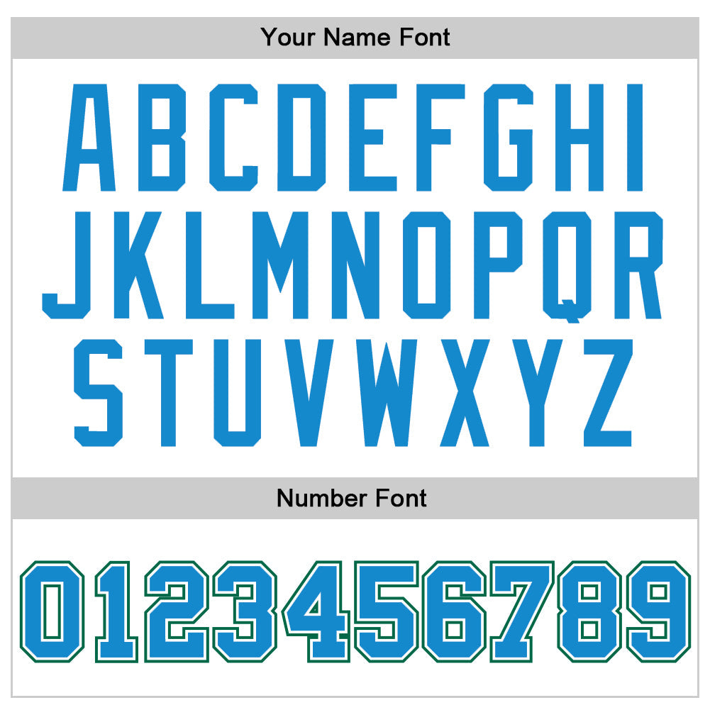 Custom White Blue-Kelly Green Authentic Throwback Basketball Jersey Limited