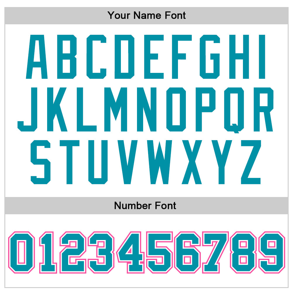 Custom White Teal-Pink Authentic Throwback Basketball Jersey Limited