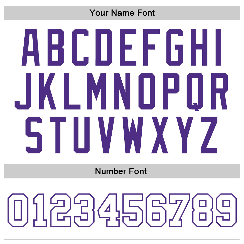 Custom White White-Purple Authentic Throwback Basketball Jersey Limited