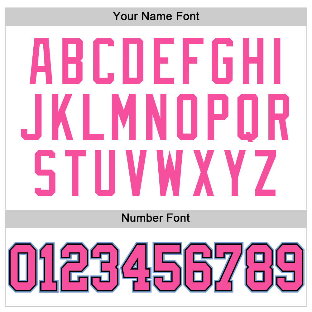 Custom White Black Pinstripe Pink-Light Blue Authentic Basketball Jersey Limited