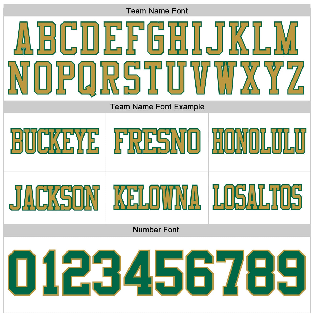 Custom White Kelly Green-Old Gold Authentic Football Jersey Limited