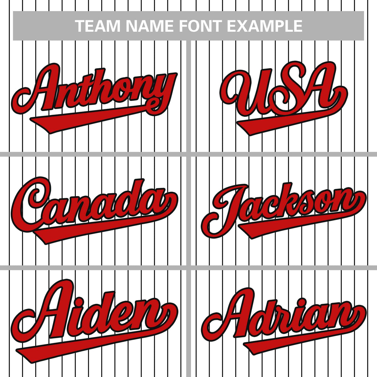 Custom Mens Personalized Pinstripe Baseball Jersey Team Sport Uniforms Limited