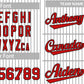 Custom White Red-Black Stripe Fashion Authentic Baseball Jersey Limited