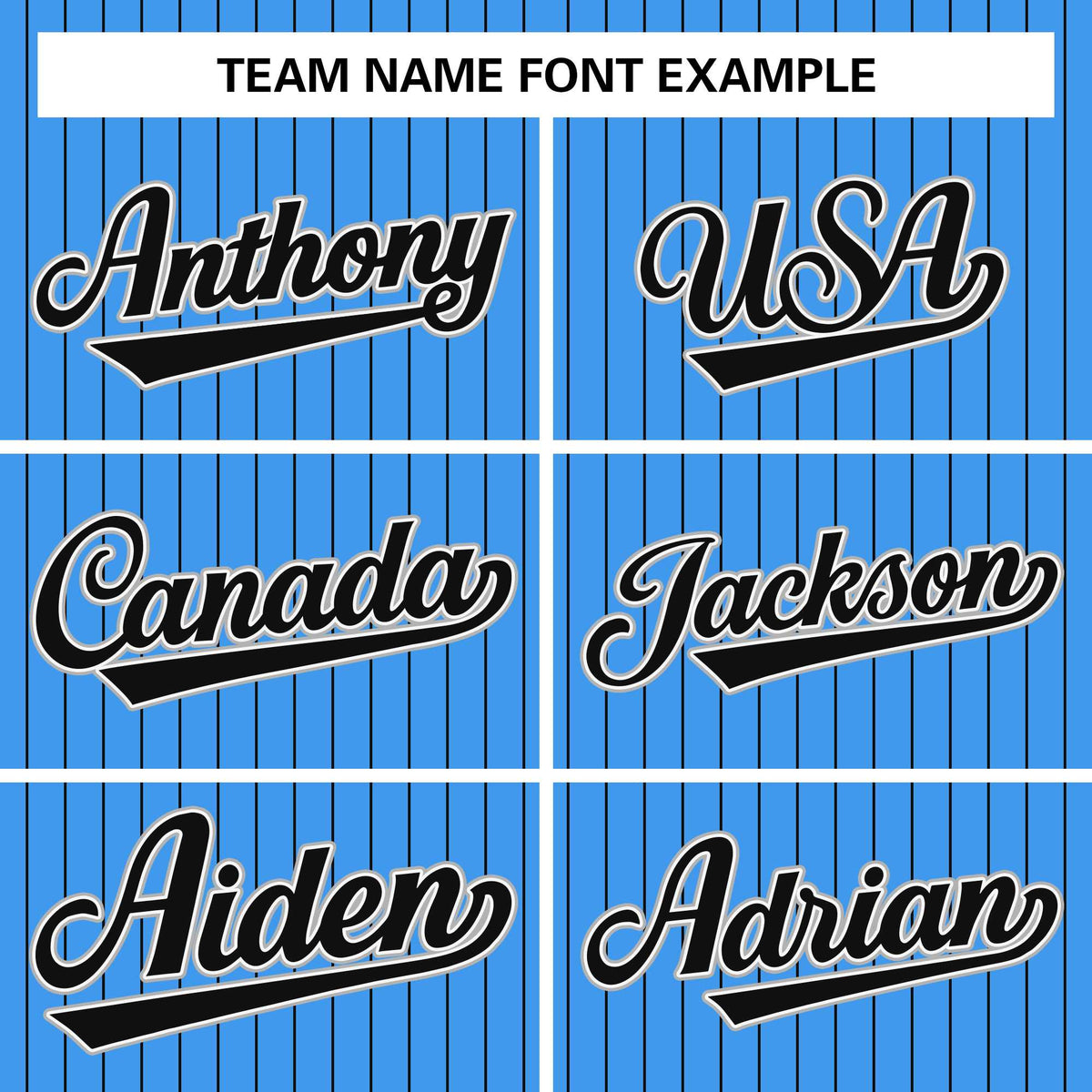 Custom Pinstripe Baseball Jerseys and Button-Down Shirts for Team Sports Limited
