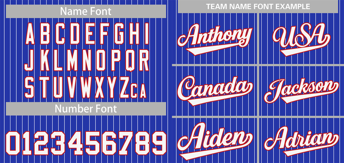 Custom Royal White-Red Stripe Fashion Authentic Baseball Jersey Limited