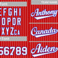 Custom Red White-Royal Stripe Fashion Authentic Baseball Jersey Limited