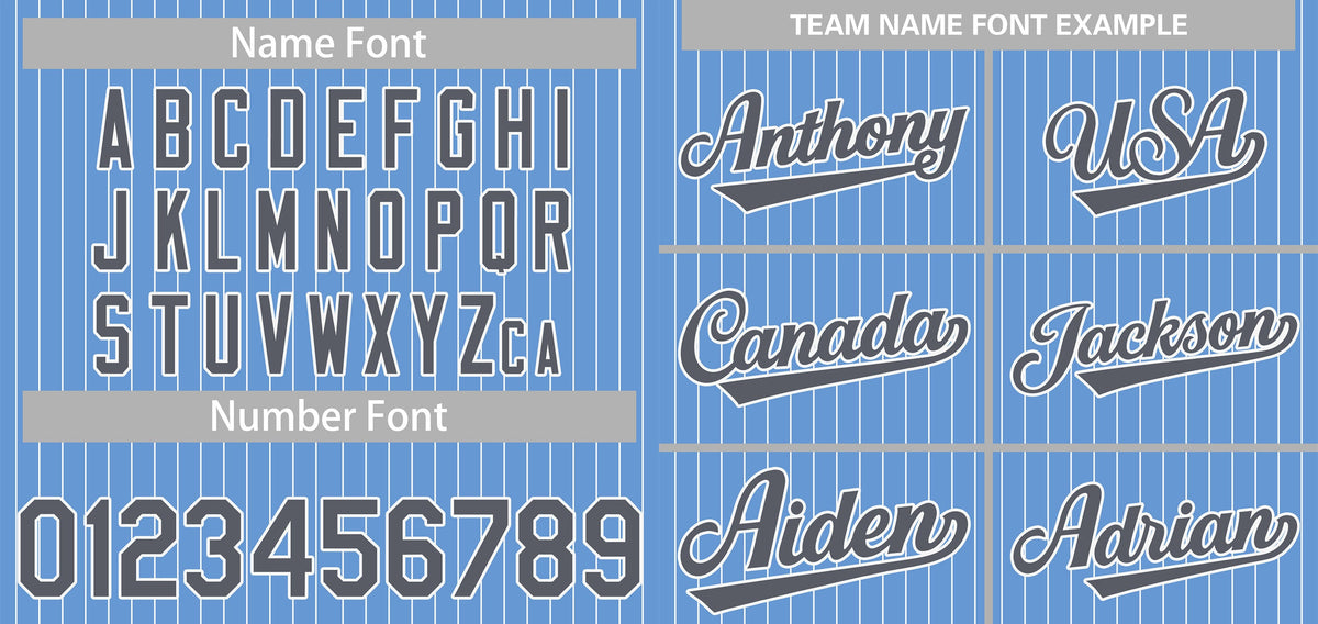 Custom Light Blue Navy-White Stripe Fashion Authentic Baseball Jersey Limited