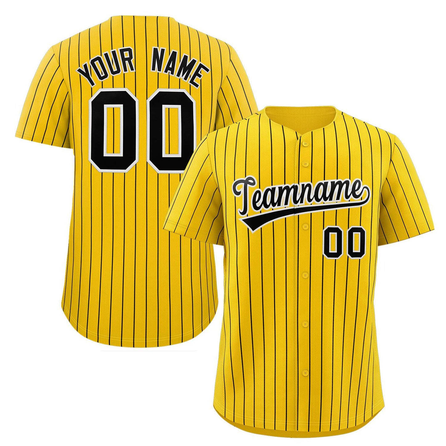 Custom Mens Personalized Pinstripe Baseball Jersey Team Sport Uniforms Limited