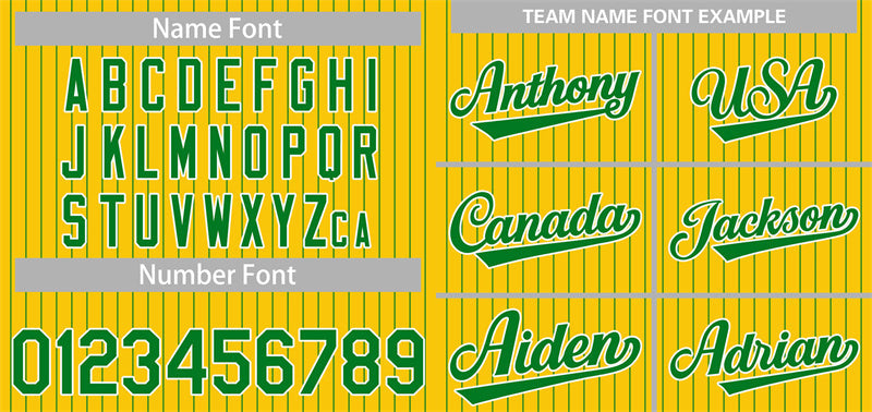 Custom Yellow Green-White Stripe Fashion Authentic Baseball Jersey Limited