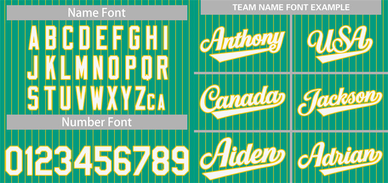 Custom Teal White-Gold Stripe Fashion Authentic Baseball Jersey Limited