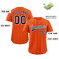 Custom Mens Personalized Pinstripe Baseball Jersey Team Sport Uniforms Limited