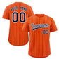 Custom Mens Personalized Pinstripe Baseball Jersey Team Sport Uniforms Limited
