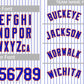 Custom White Royal-Orange Stripe Fashion Authentic Baseball Jersey Limited