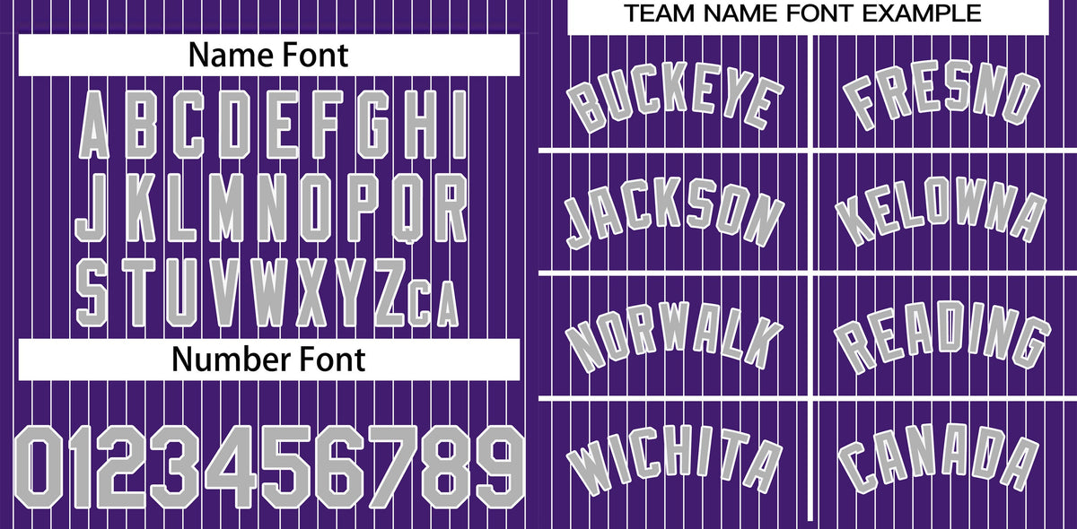 Custom Purple Gray-White Stripe Fashion Authentic Baseball Jersey Limited