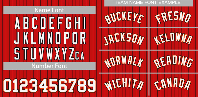 Custom Red White-Black Stripe Fashion Authentic Baseball Jersey Limited