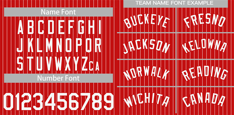 Custom Red White Stripe Fashion Authentic Baseball Jersey Limited