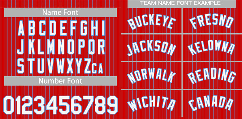 Custom Red White-Light Blue Stripe Fashion Authentic Baseball Jersey Limited